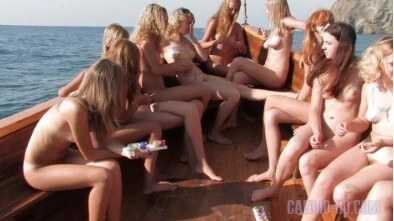 Candid HD: Nudist Boat Cruise Full HD video