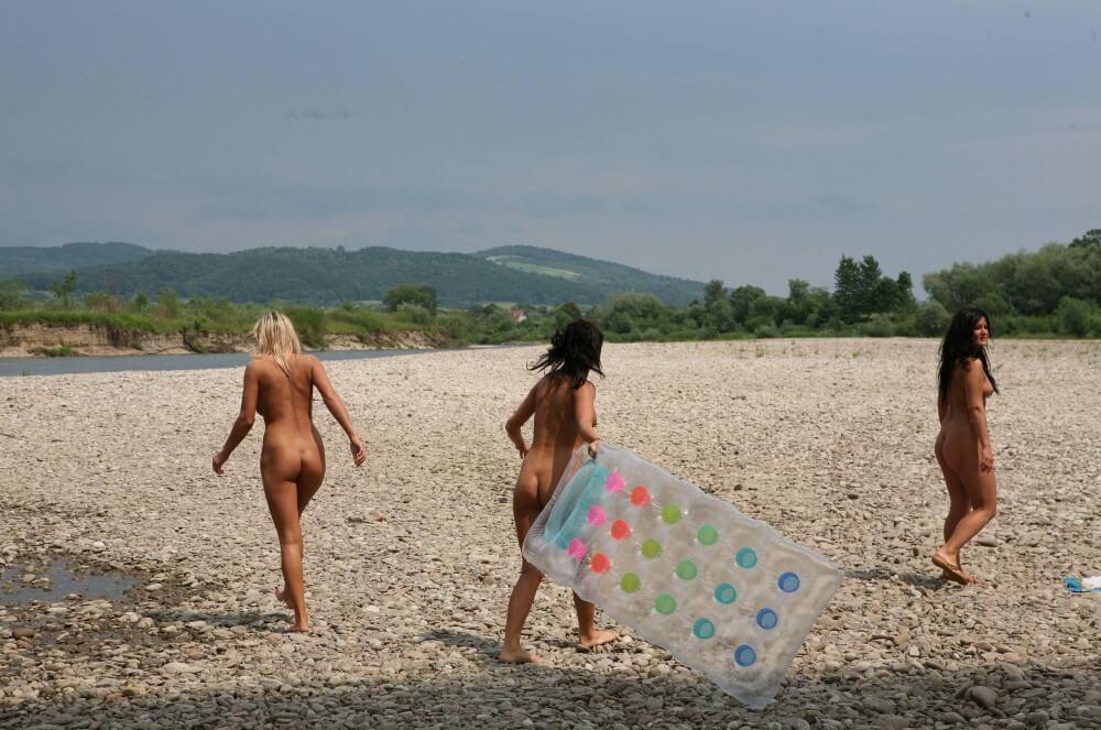 Naturist Park Floating On River photos