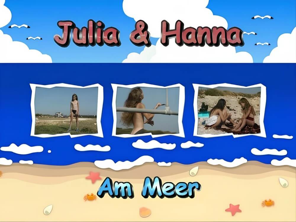 Naturistin: Julia und Hanna am Meer