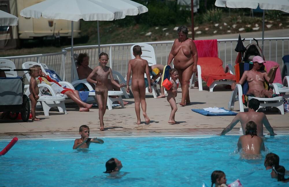 Naturist Afternoon Pool Games pics