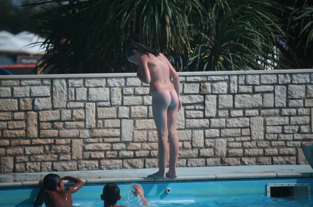 Naturist Pool-Side Singles pics