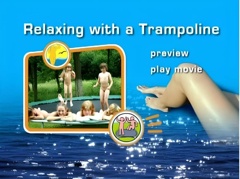 Naturist Freedom: Relaxing with a trampoline DVD