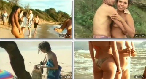 A real nude beach video