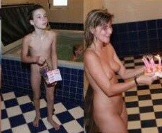 Naturists celebrates birthday photos